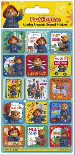 Glänzende Paddington Belohnungsaufkleber