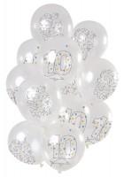 10.Geburtstag 12 Latexballons Origami