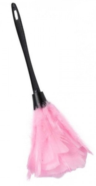 Hausmädchen Staubwedel Rosa