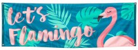 Party Flamingo Banner 2,2m x 74cm