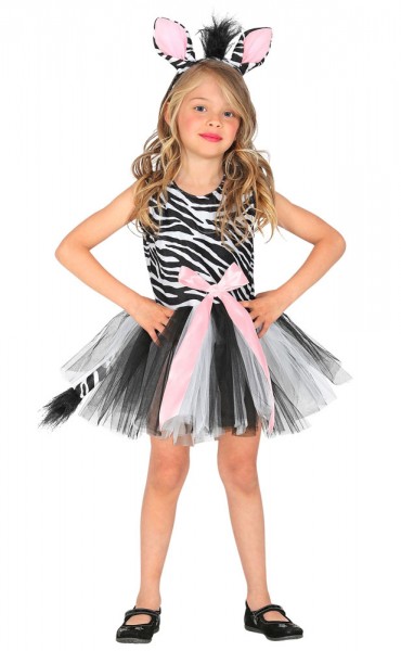 Zauberhaftes Zebra Kinderkostüm