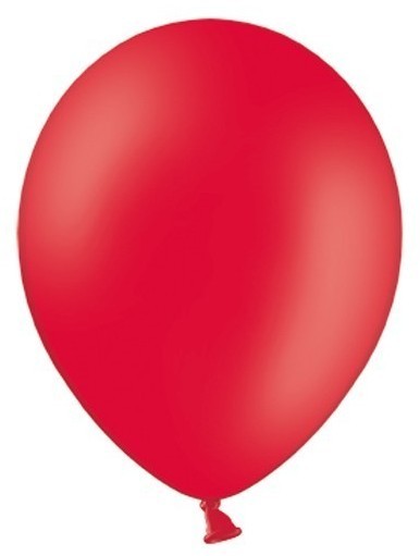 100 Partystar Luftballons rot 30cm