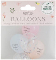 Vorschau: 5 Happy Mothers Day Eco-Latexballons