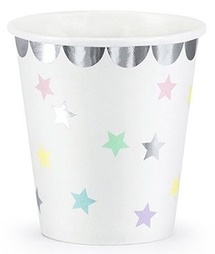 6 Einhorn Twinkle Pappbecher 180ml