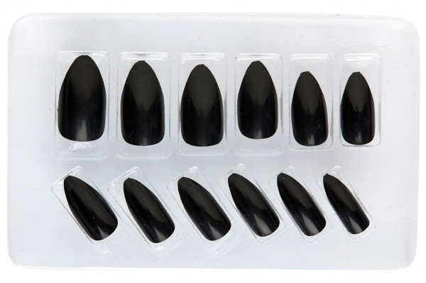 Deluxe Fingernägel Schwarz 2