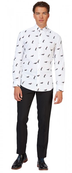 OppoSuits Skjorta Julpingviner