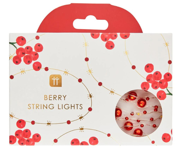 Winterbeeren LED Lichterkette 3m 4