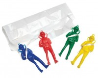 4 Bunte Fallschirmspringer Figuren