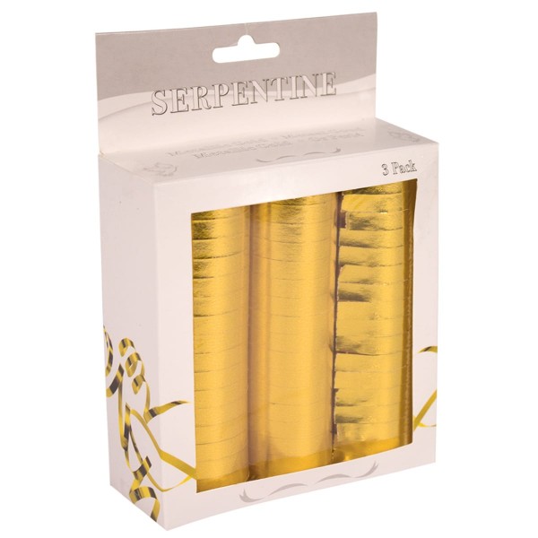 Luftschlangen Goldene Hochzeit 3 Stk. 2
