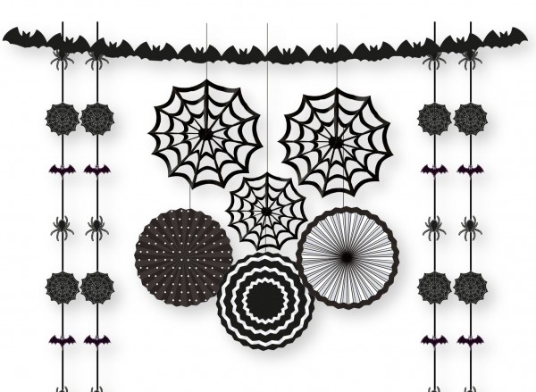 Halloween Spinnenfest Hängedeko Set