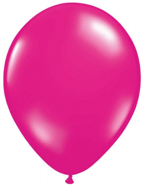 10 Latex Ballons Magenta 30cm