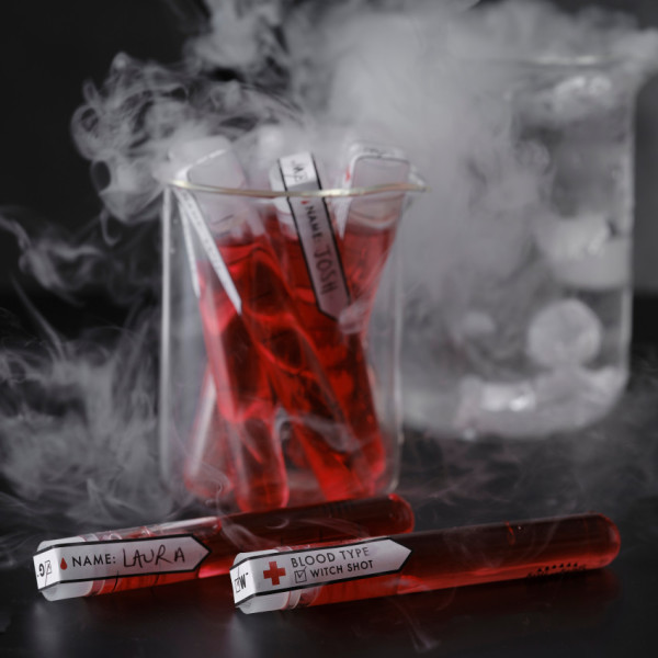 10 Reagenzglas Trinkgläschen