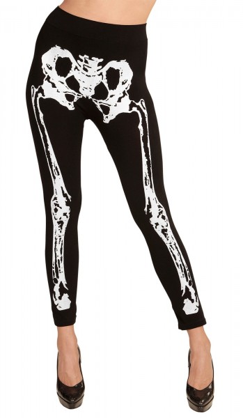 Skeleton Knochenleggins 75DEN