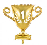 Platz 1 Siegerpokal Folienballon 64 x 61cm