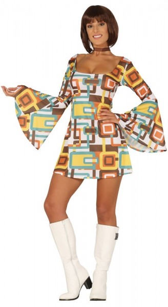 Grooviges 70er Jahre Kleid Sally