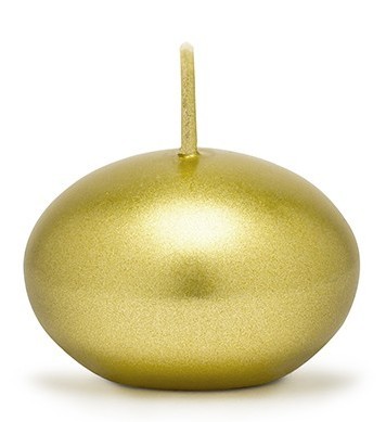 50 Schwimmkerzen Vienna gold 2