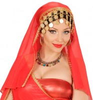 Goldene Wahrsagerin Orient Halskette