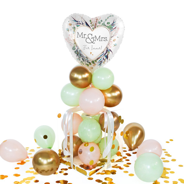 Balloha Geschenkbox DIY Mr. & Mrs. XL