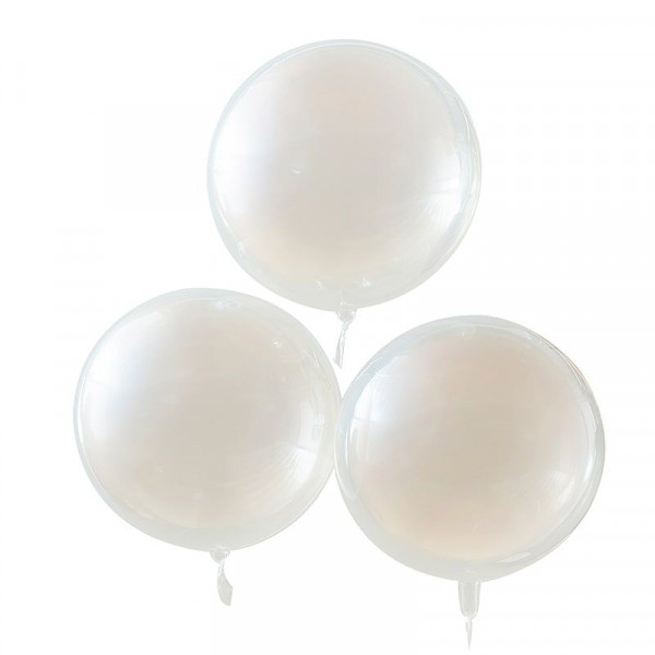 3 XL Pfirsich Luftballons Partymix 55cm