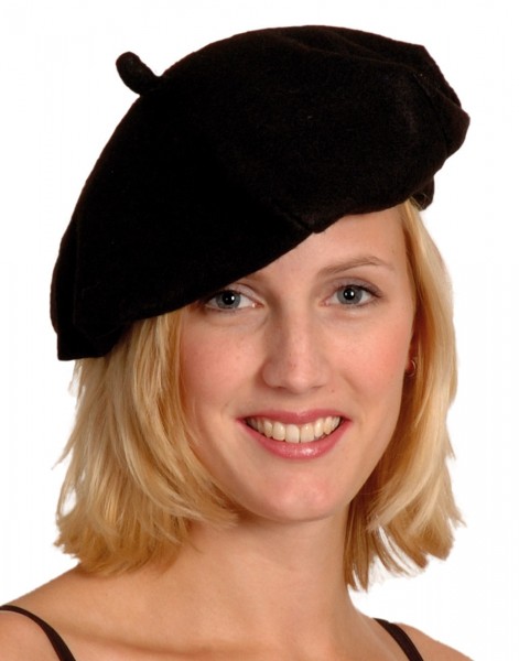 Baskenmütze France Schwarz