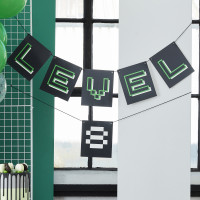 Gamer Eco Wimpelkette personalisierbar 1,8m