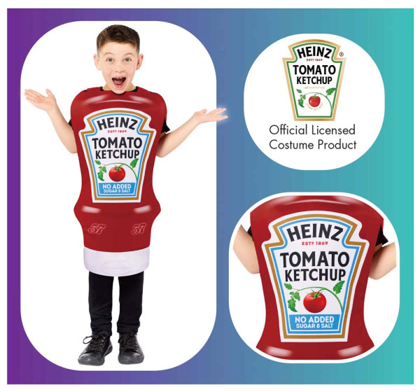 Heinz Ketchup Kostüm für Kinder 3