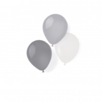 8 Silver Line Ballons 25,4cm