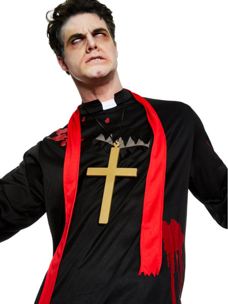 Zombie Priester Herrenkostüm 3