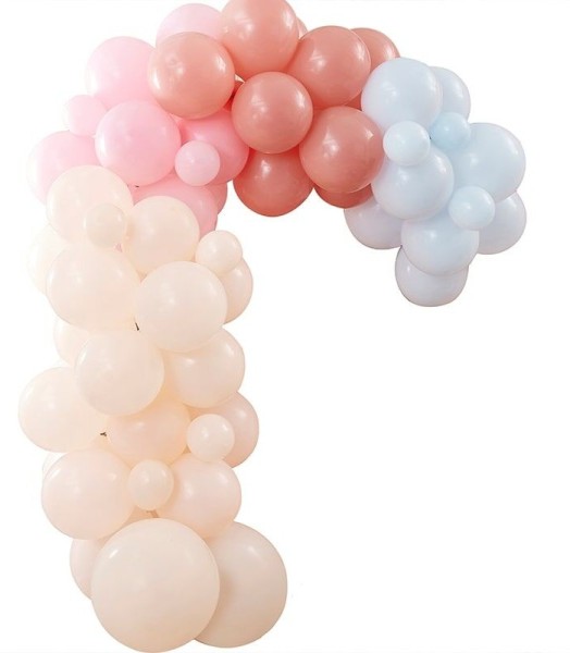 Pastell Ballongirlande Happy Day
