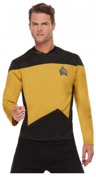 Star Trek next Generation Uniform Shirt für Herren gelb