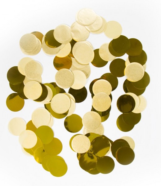 Goldenes metallic Konfetti Riva
