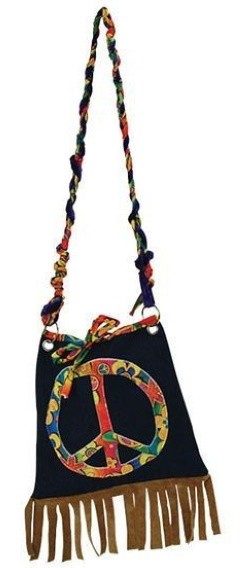 Bunte Peace Hippie Tasche
