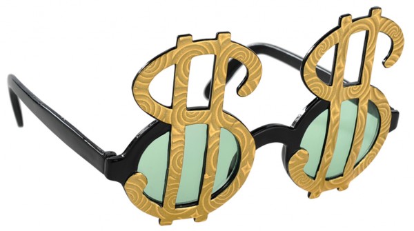 Wannabe Millionaire Brille Mit Dollar Zeichen