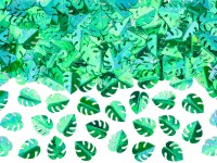 Grüne Monstera Blätter Streudeko 15g