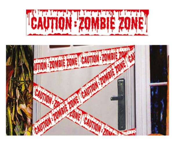 Halloween Zombie Abspeerband 6m