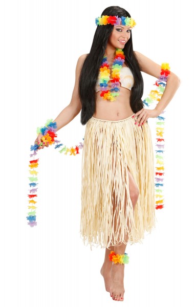 Hawaiiketten Blumengirlande 300cm 3