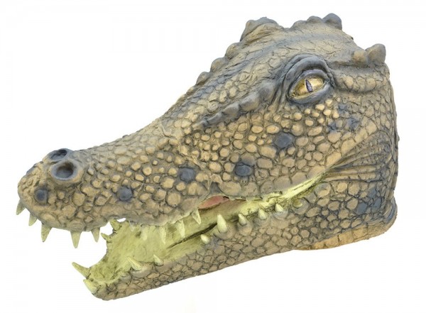 Mister Turokk Krokodil Vollkopfmaske