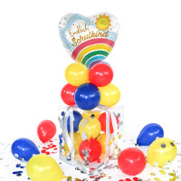 Vorschau: Balloha Geschenkbox DIY Endlich Schulkind Regenbogen XL