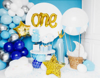 Blaue Ballongirlande Endless Sky