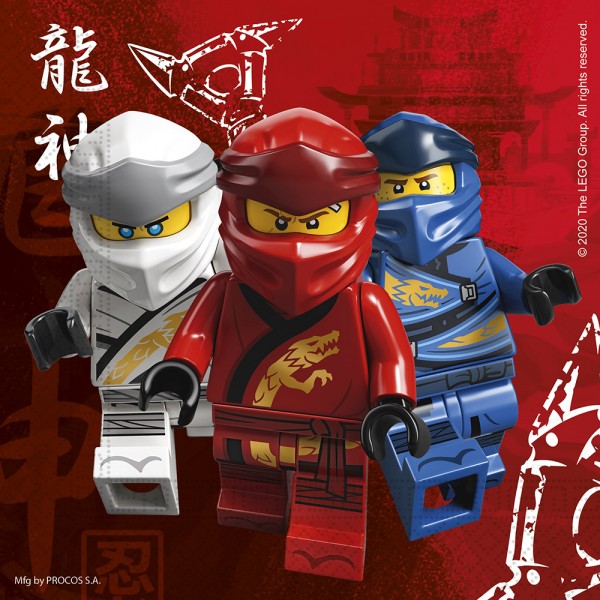 20 Lego Ninjago Servietten 33cm
