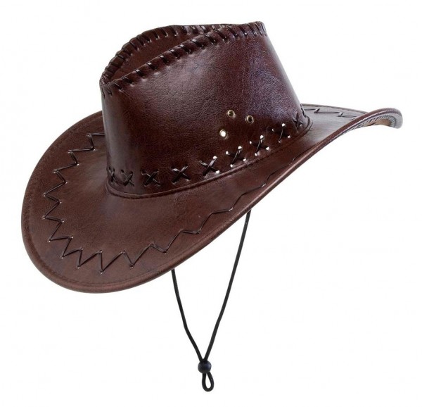 Nähten Cowboyhut Braun