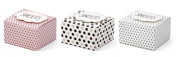 6 Candy Vintage Geschenkboxen