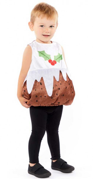 Mini Weihnachtspudding Kostüm für Kleinkinder