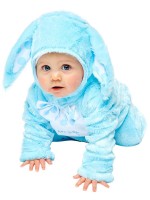 Blauer Plüschhase Babykostüm
