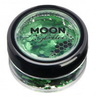 Grobes Chunky Glitter in Grün 3g