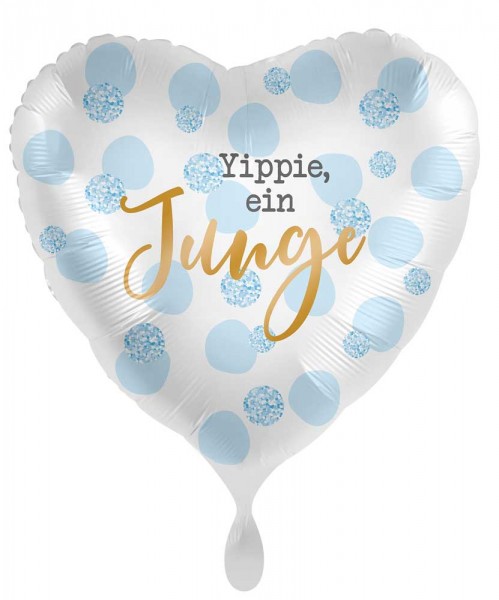 Yippie ein Junge Folienballon 71cm