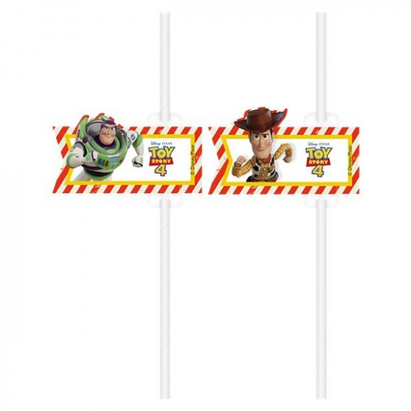 4 Toy Story 4 Strohhalme 19,5cm