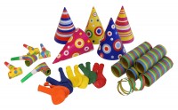 Kunterbuntes Karneval Partypaket 25-teilig
