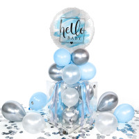 Vorschau: Balloha Geschenkbox DIY Welcome to the World, Baby Boy! XL