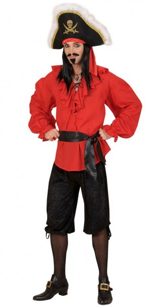 Schwarze Samt Kniebund Hose 3